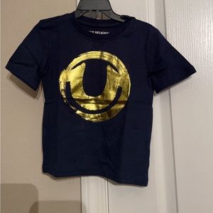 True religion blue & gold T-Shirt boys Toddler